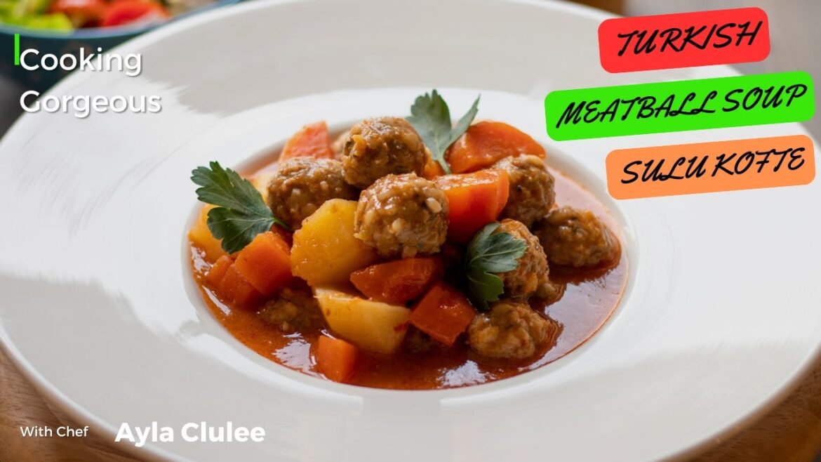 Turkish Meatball Soup with Potatoes Recipe – Sulu Kofte Turkish Meatball Soup with Potatoes Recipe - Sulu Kofte