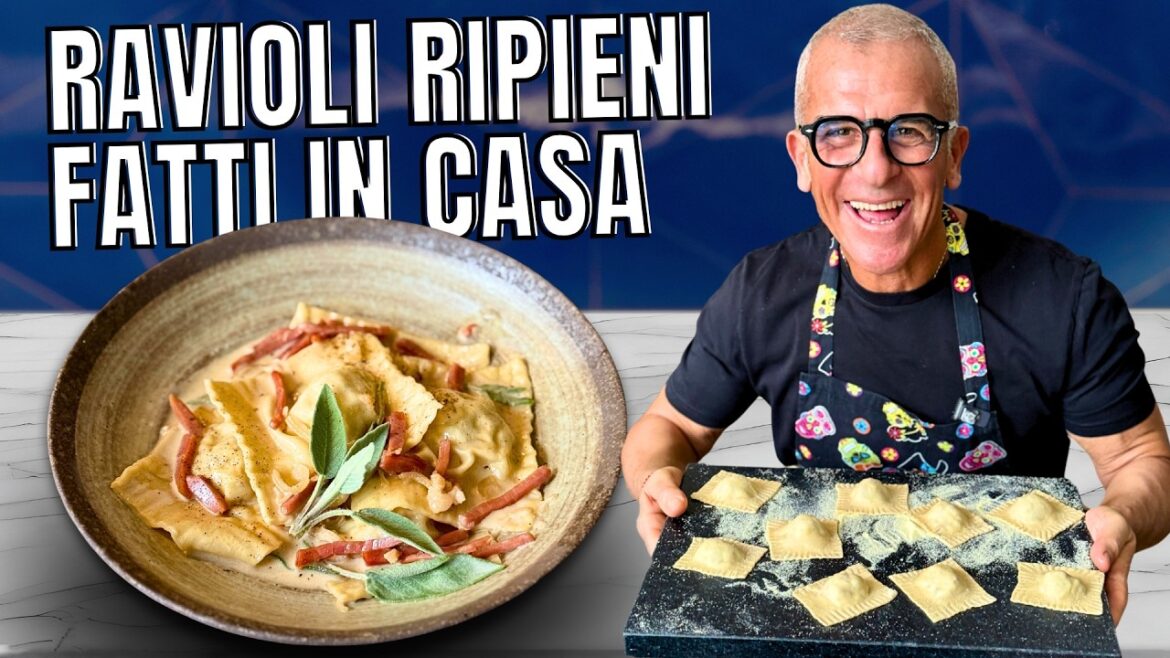 SONO LA FINE DEL MONDO! Ravioli con Ricotta e Funghi Porcini ricetta di Chef Max Mariola SONO LA FINE DEL MONDO! Ravioli con Ricotta e Funghi Porcini ricetta di Chef Max Mariola