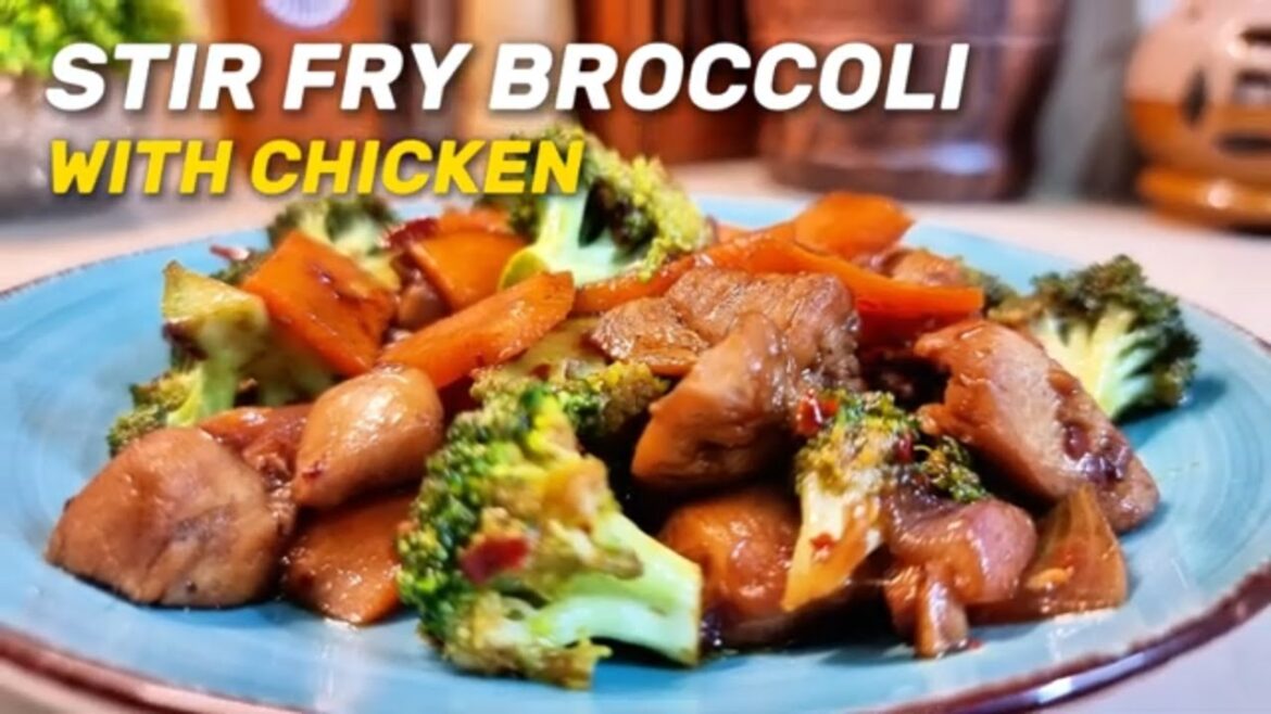 Healthy Eating After the Holidays: Easy Stir Fry Broccoli with Chicken