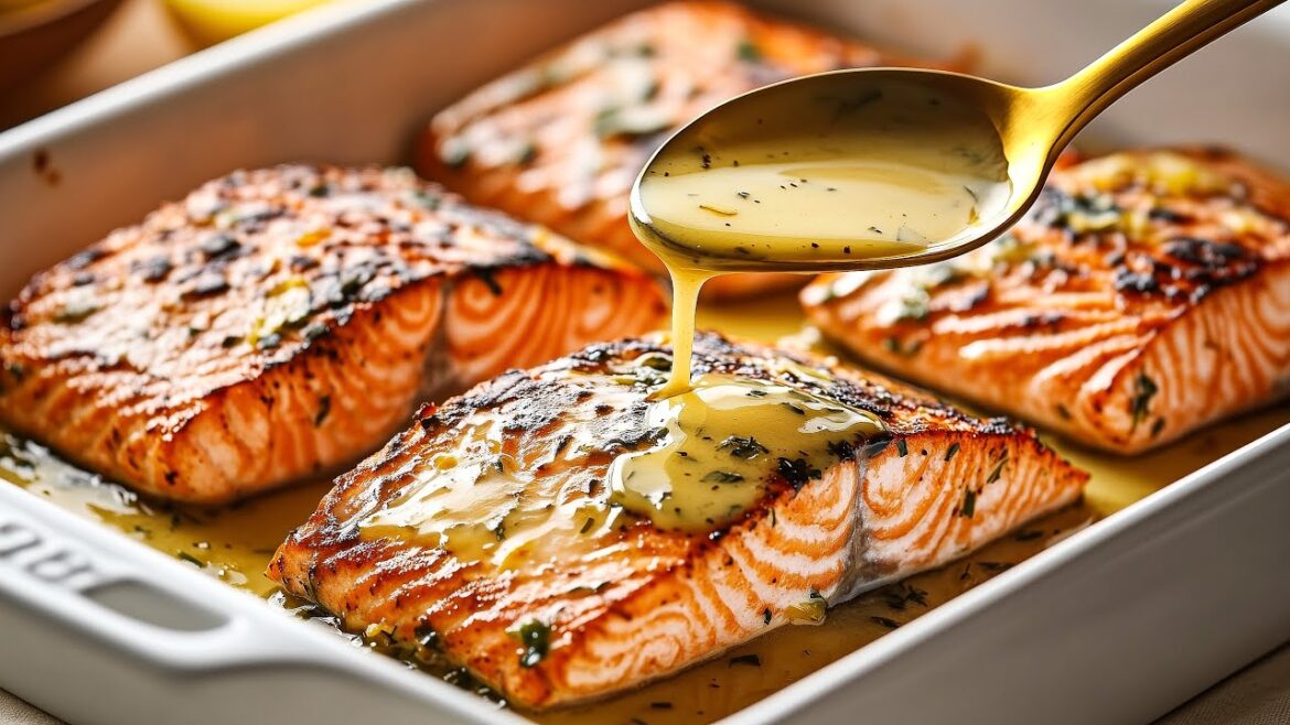 Healthy and SO DELICIOUS! A healthier way to cook salmon that you will love! Healthy and SO DELICIOUS! A healthier way to cook salmon that you will love!