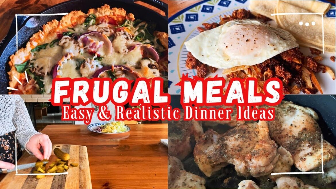 Meals On A Budget | Frugal + Recipes + Cheap Dinner Ideas + Low Income Homemaking + What I Ate