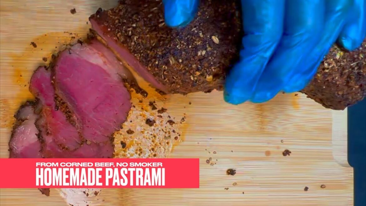 Easy Homemade Pastrami with No Smoker? Pastrami Recipe from Corned Beef