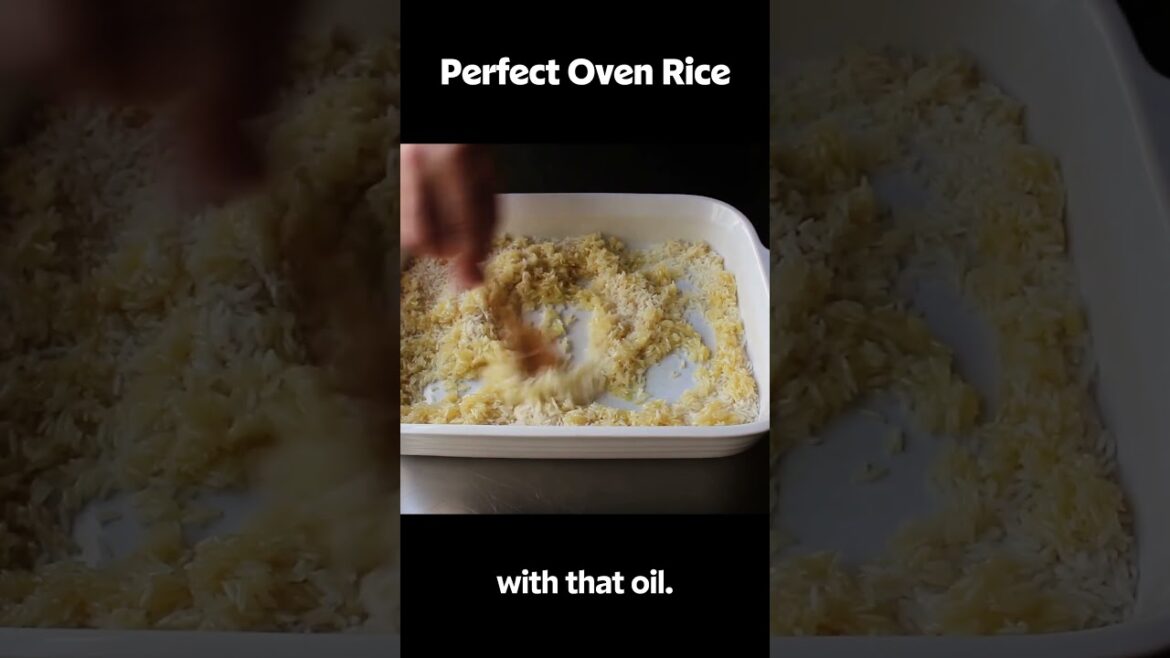Perfect Oven Rice Recipe