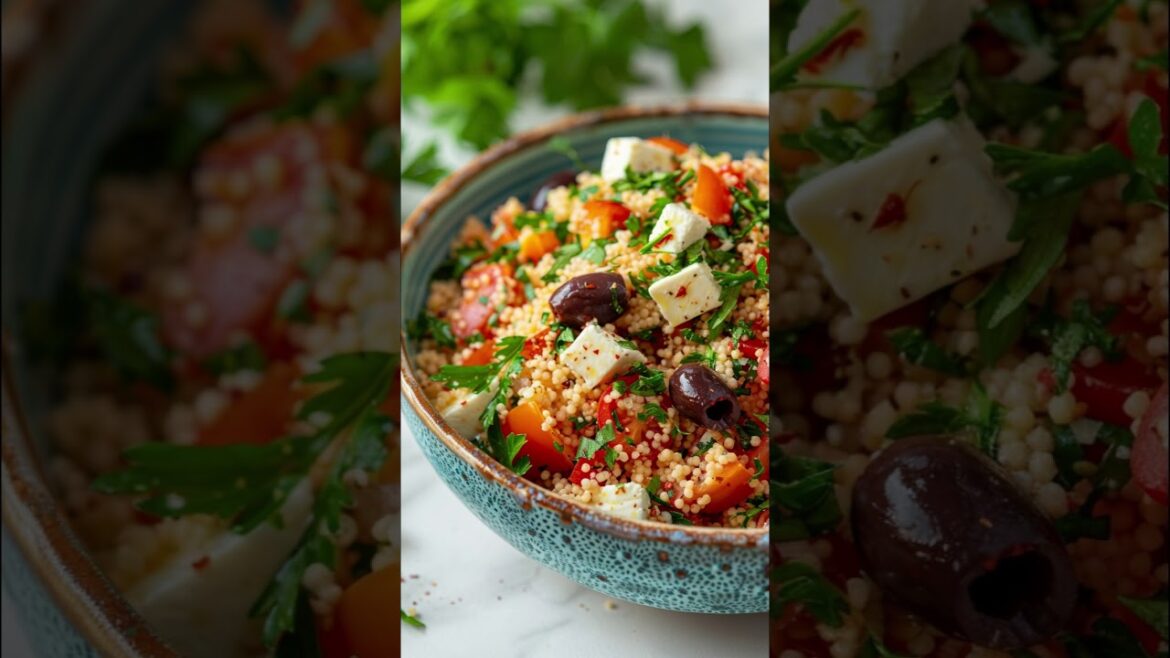 Couscous Salad.          #shorts  #food  #recipe #Nada_Recipes