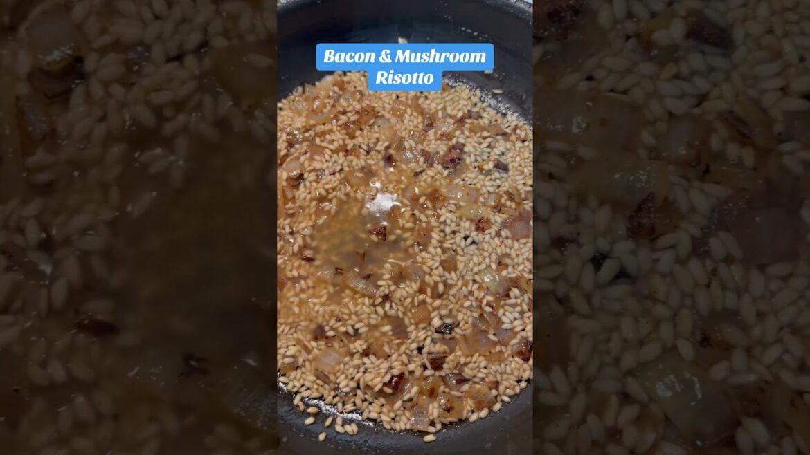 Bacon & Mushroom Risotto