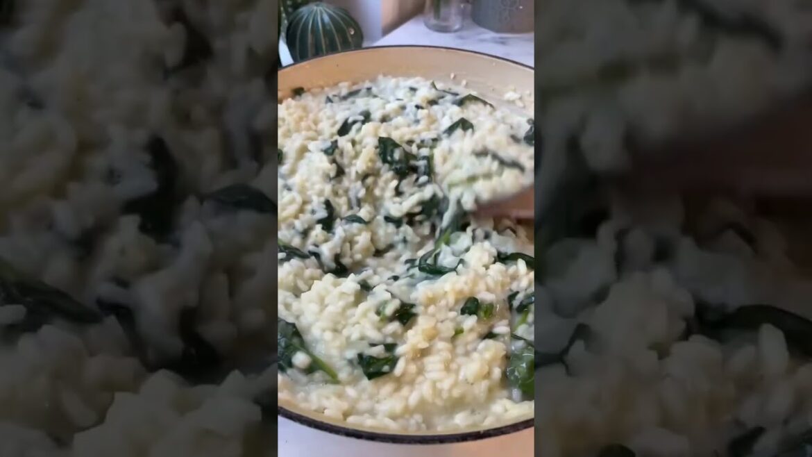 Garlic mushroom risotto