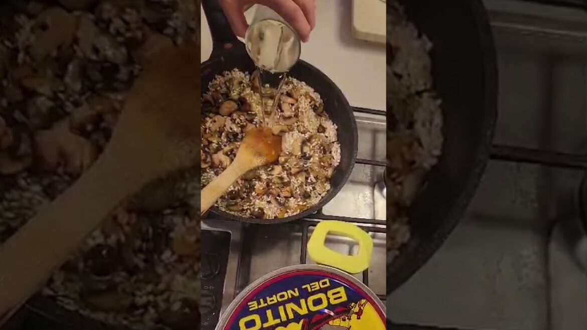 ריזוטו שאלוט פטריות ערמונים על ציר ירקות יין חמאה ופרמזן עם אבי שושן