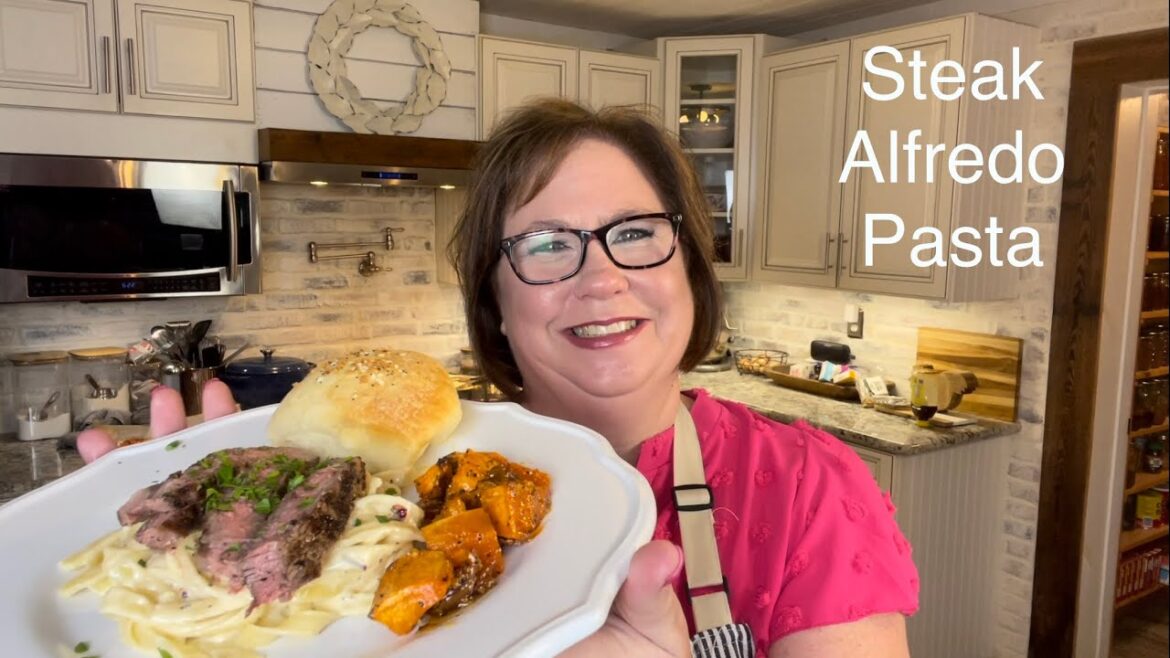 Skip The Expensive Restaurants This Valentines Day :: Steak Alfredo Pasta