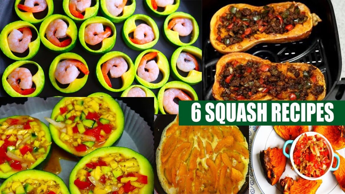 6 Air Fryer And Stove Squash Recipes | Air Fryer Recipes For Weight Loss | Best Breakfast Recipe 6 Air Fryer And Stove Squash Recipes | Air Fryer Recipes For Weight Loss | Best Breakfast Recipe
