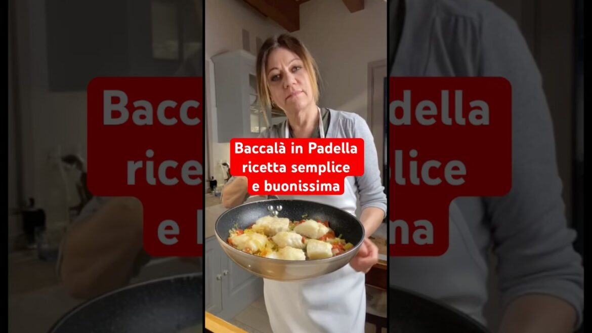 Baccalà in Padella ricetta semplice e buonissima #shorts #baccalà #saltedfish