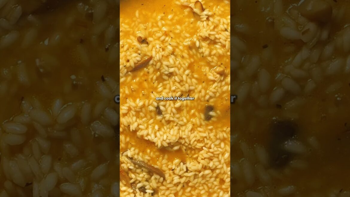 V-DAY CREAMY MUSHROOM RISOTTO WITH AGED BALSAMIC —  this one hits different