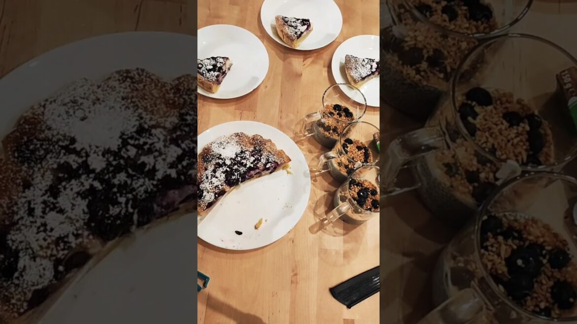 Пудинг из Киа или черничный пирог? #chia #пудинг #пирог #pudding #blueberrypie #blueberryrecipe #pie