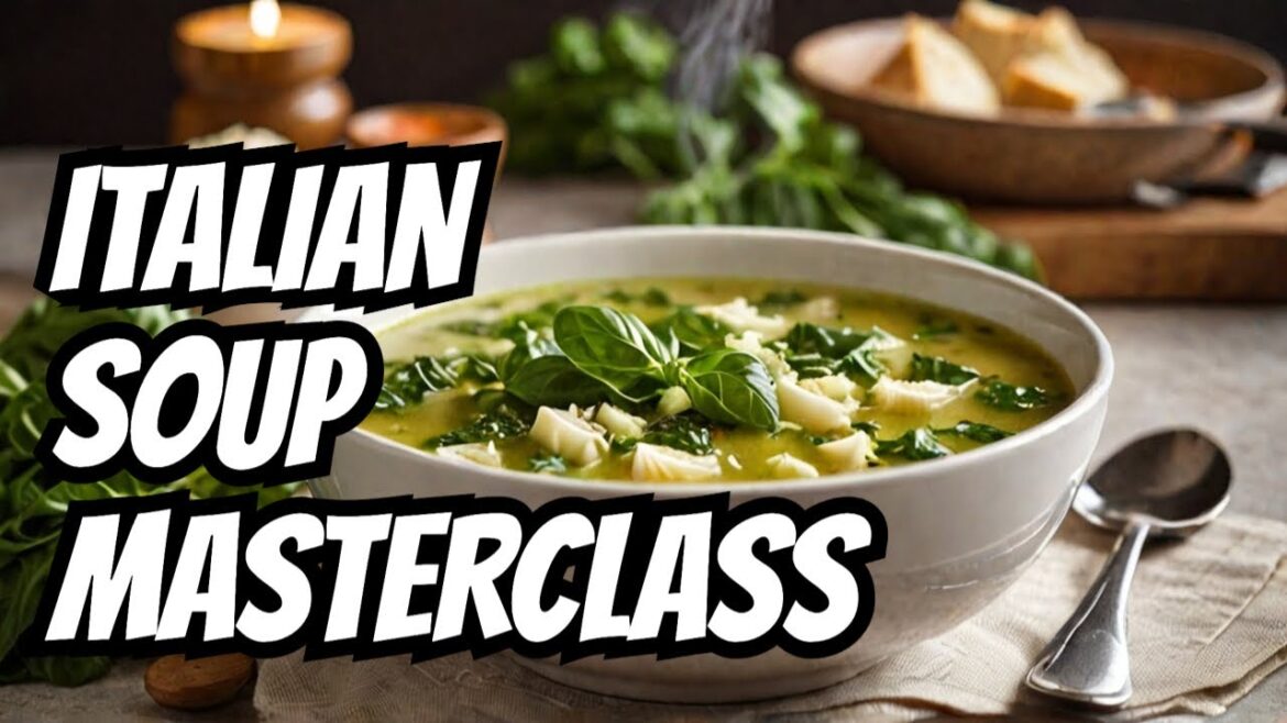 How to prepare dinnertime Italian Escarole Soup.