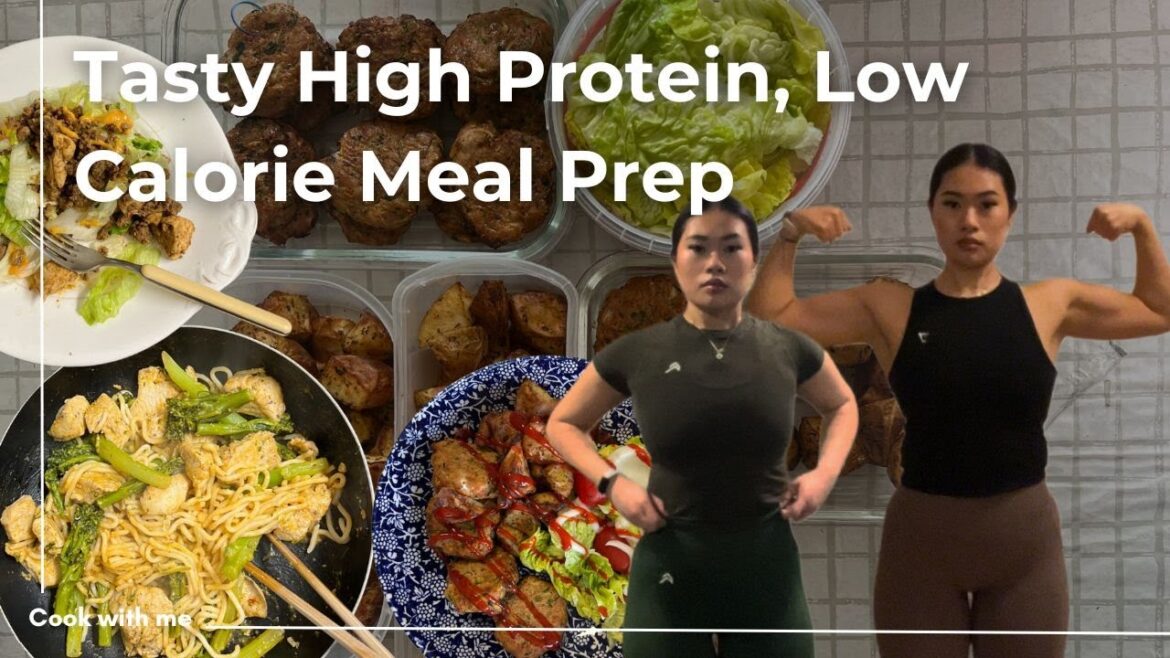 Meal Prep with Me | Low Calorie and High Protein | Turkey Meatballs, Seasoned Chicken, Crispy Potato