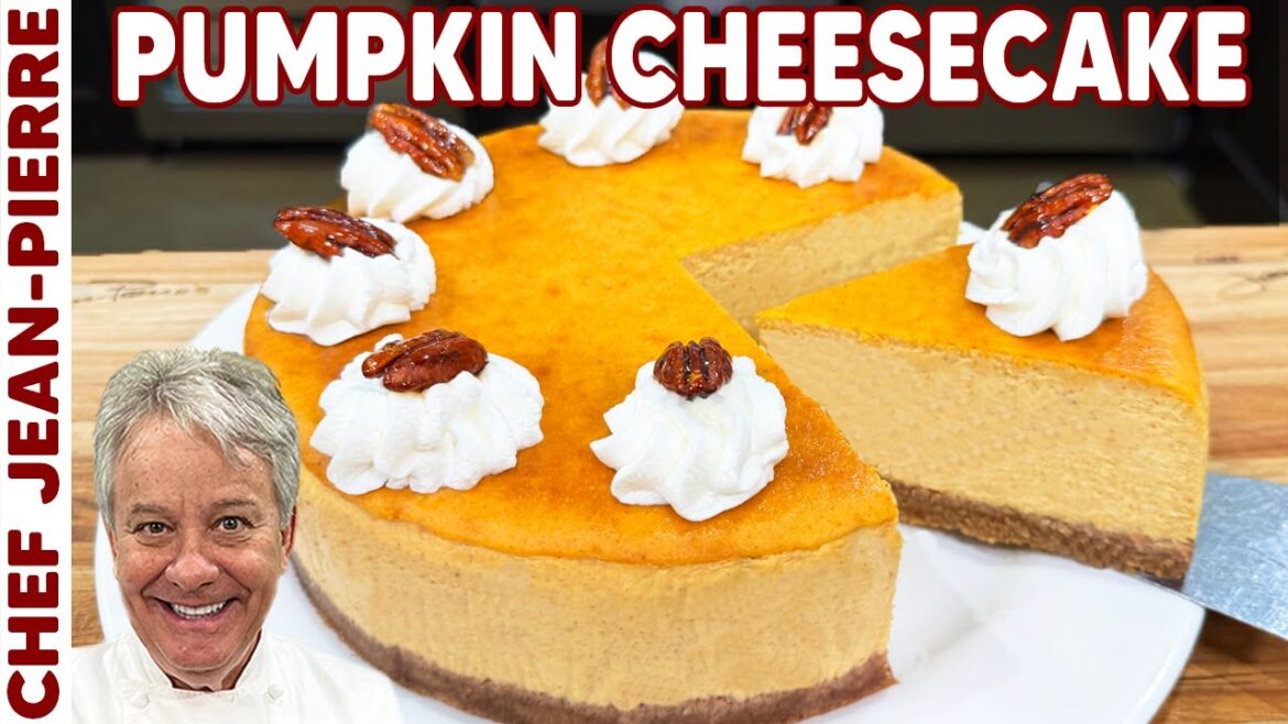 Pecan Pumpkin Cheesecake | Chef Jean-Pierre