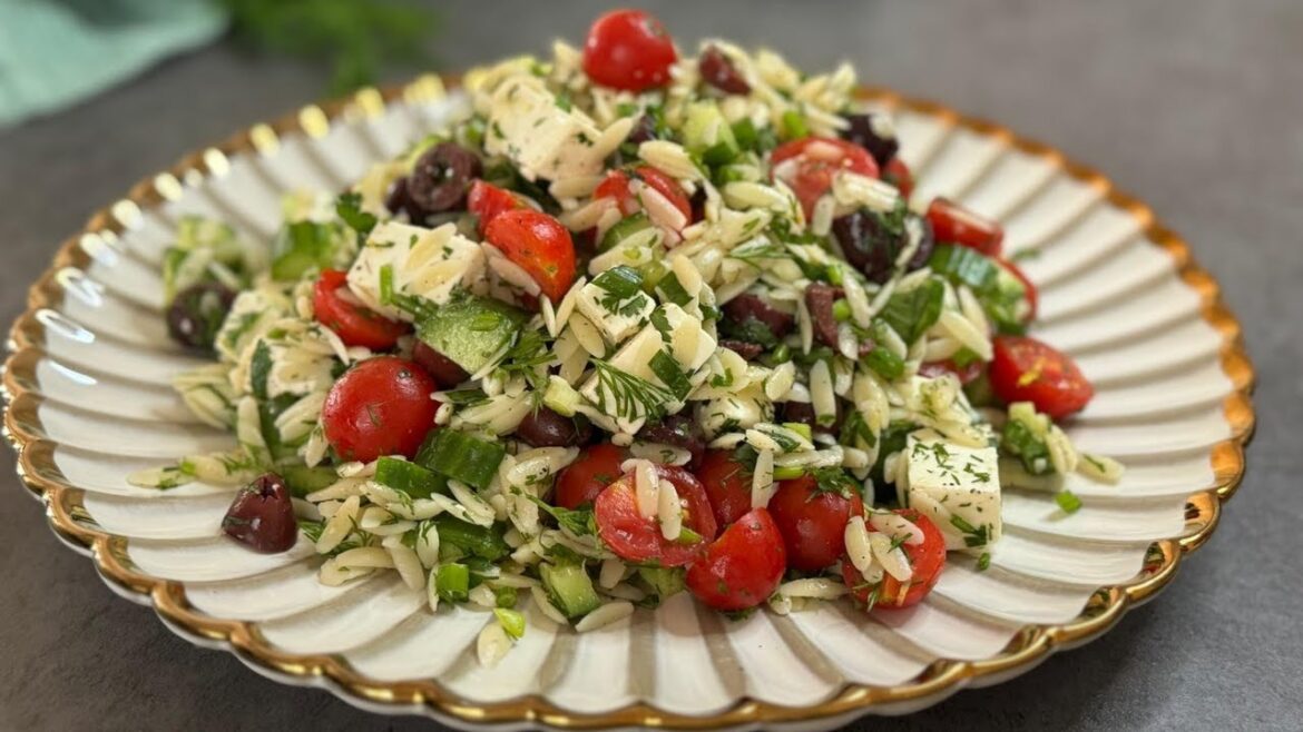 Greek Orzo Salad Recipe Greek Orzo Salad Recipe