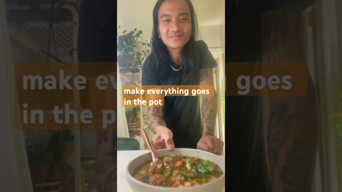 Vegan Italian wedding soup ❤️❤️❤️