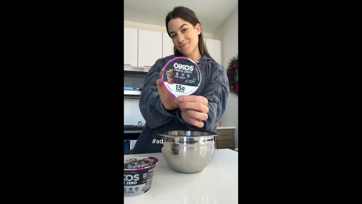 Quick & Delicious Homemade Granola Bars with OIKOS Yogurt Frosting | Protein-Packed Recipe!