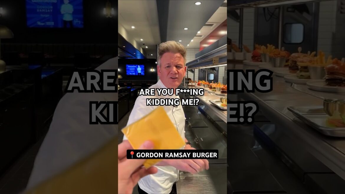 Gordon Ramsay GETS MAD AT ME for this cheese