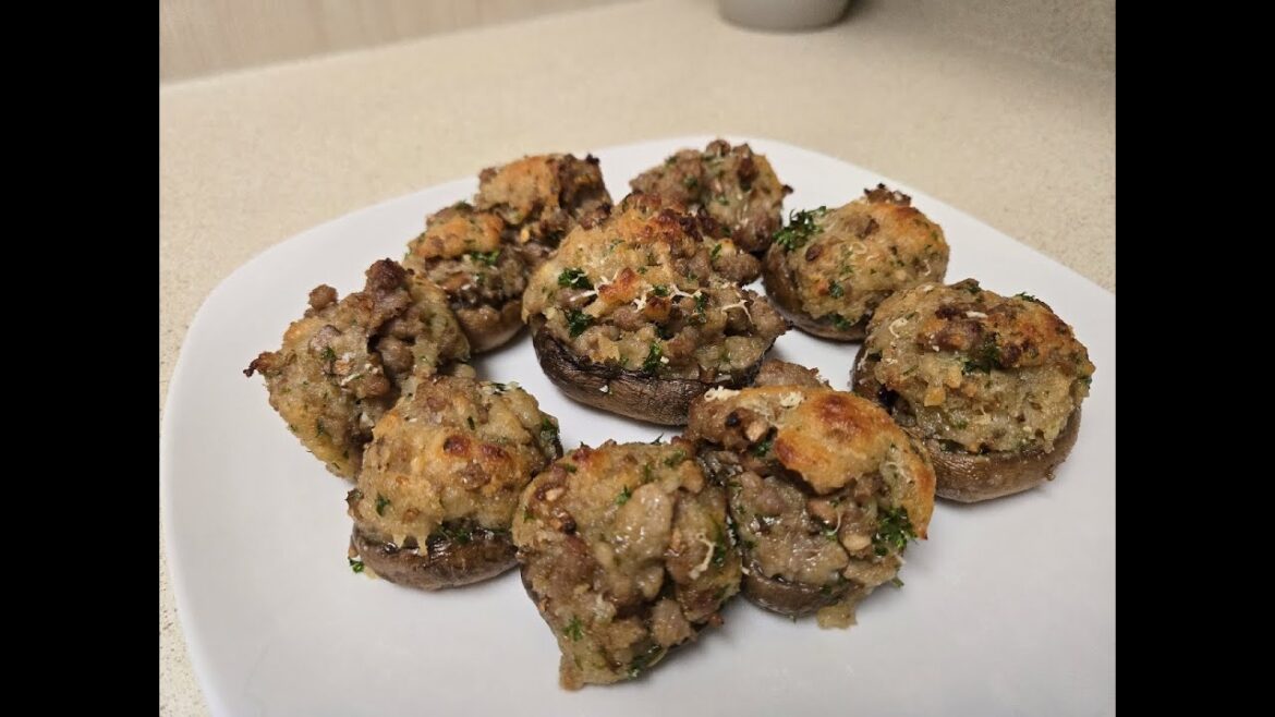 Italian Stuffed Mushrooms! Italian Stuffed Mushrooms!