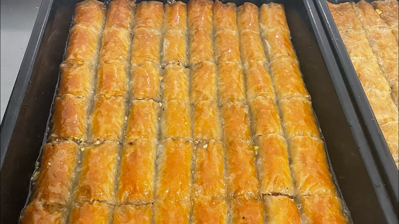 !EVDE HAZIR YUFKADAN BAKLAVA NASIL YAPILIR !HAZIR YUFKADAN BAKLAVA ...