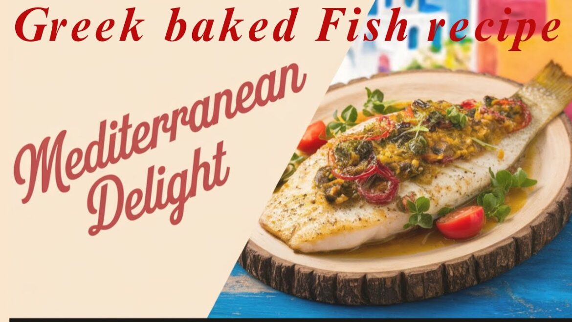 Mediterranean Baked Greek Fish recipe