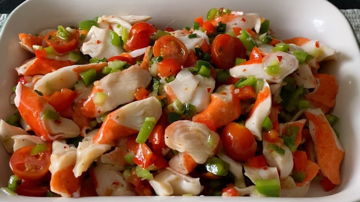 Italian Seafood Salad! So Easy And Delicious!