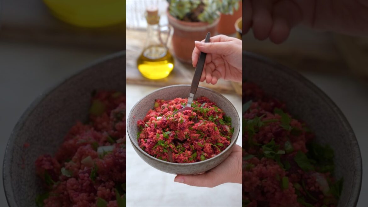 Easy & Healthy Beet Bulgur Salad Recipe! #recipe #food #shorts Easy & Healthy Beet Bulgur Salad Recipe! #recipe #food #shorts