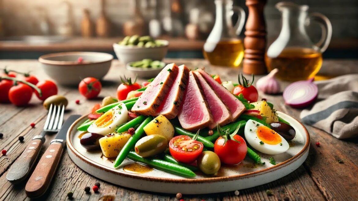 Niçoise Salad with Seared Tuna: A French Classic with a Twist