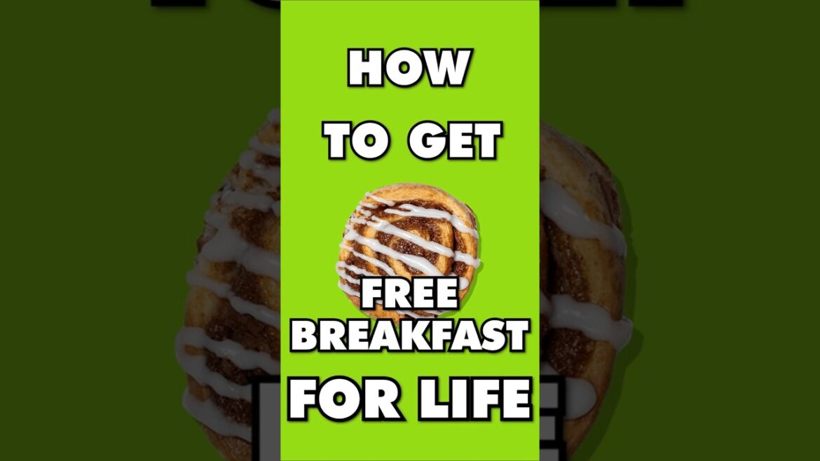 How To Get FREE Breakfast for Life #ad