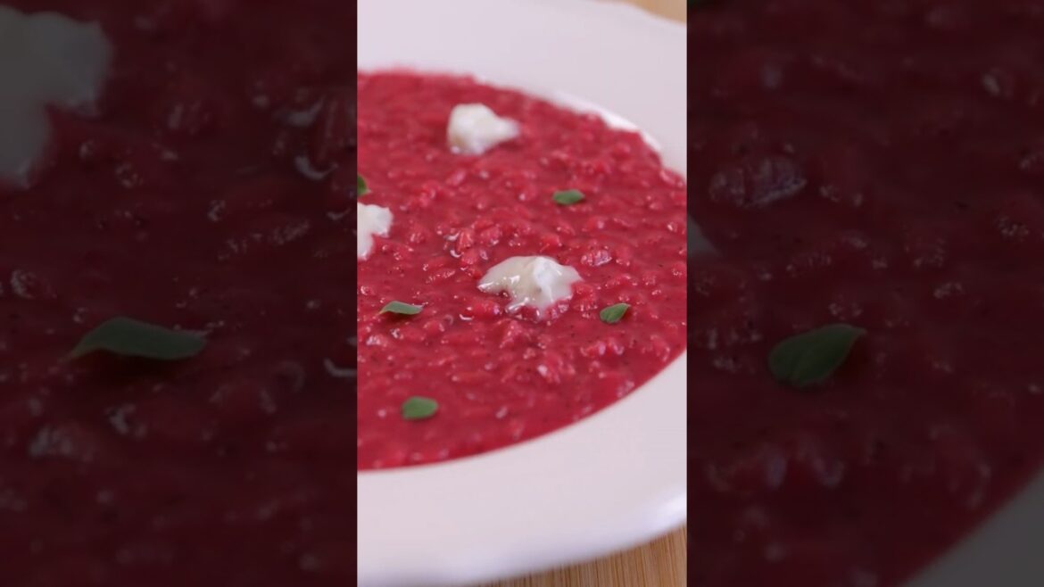 RISOTTO BARBABIETOLA E GORGONZOLA la Ricetta Facile di Buon'Idea