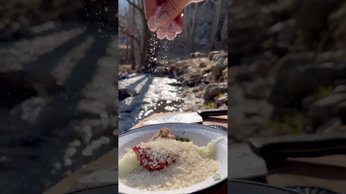 Cooking Onion Stuffing in Nature | Delicious Outdoor Recipe #Recipe #Food #Cooking