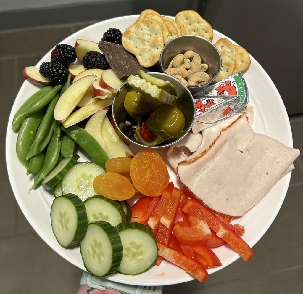 Another day, another snack plate for dinner