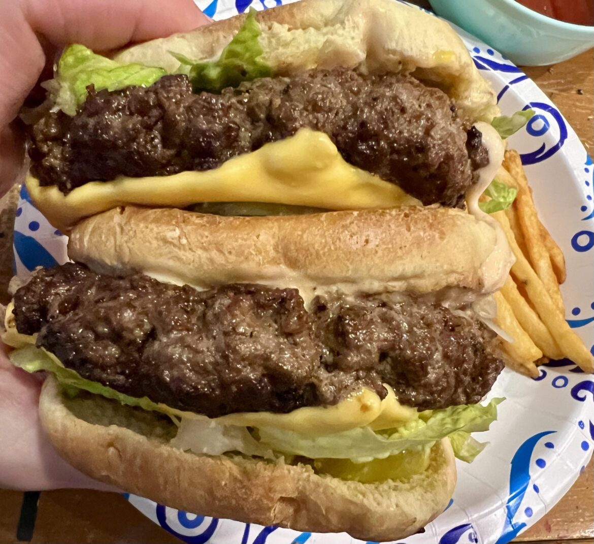 “We have big maccc at home.”