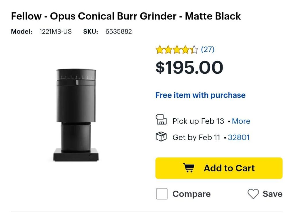 Do you recommend this Coffee Grinder? Opus Conical Burr Grinder Do you recommend this Coffee Grinder? Opus Conical Burr Grinder