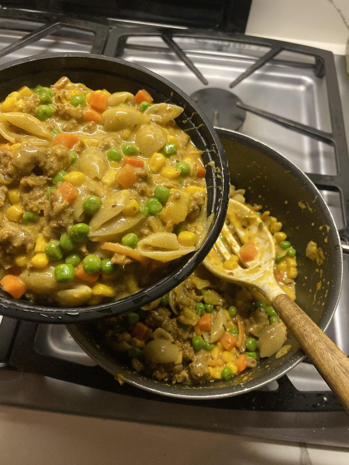 My culinary arts degree hung in the other side of the kitchen while I cooked this.