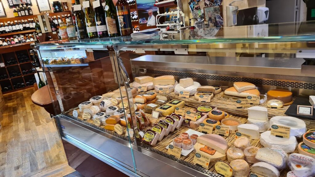 A wonderful Cheese shop in Calais, Northern France