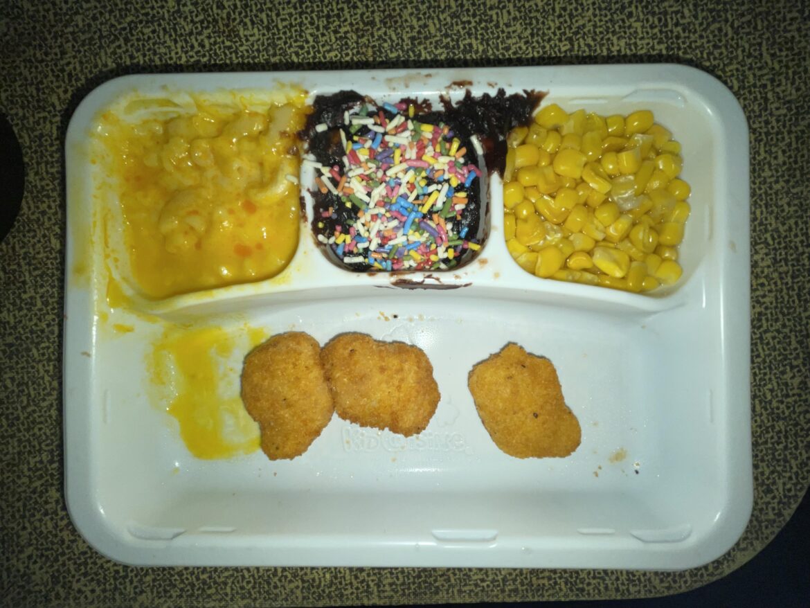 a Kid’s Cuisine meal as a grown ass man in the year 2025