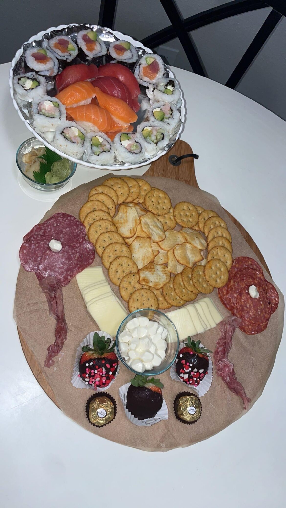 Sushi/Charcuterie Board for V-Day :)