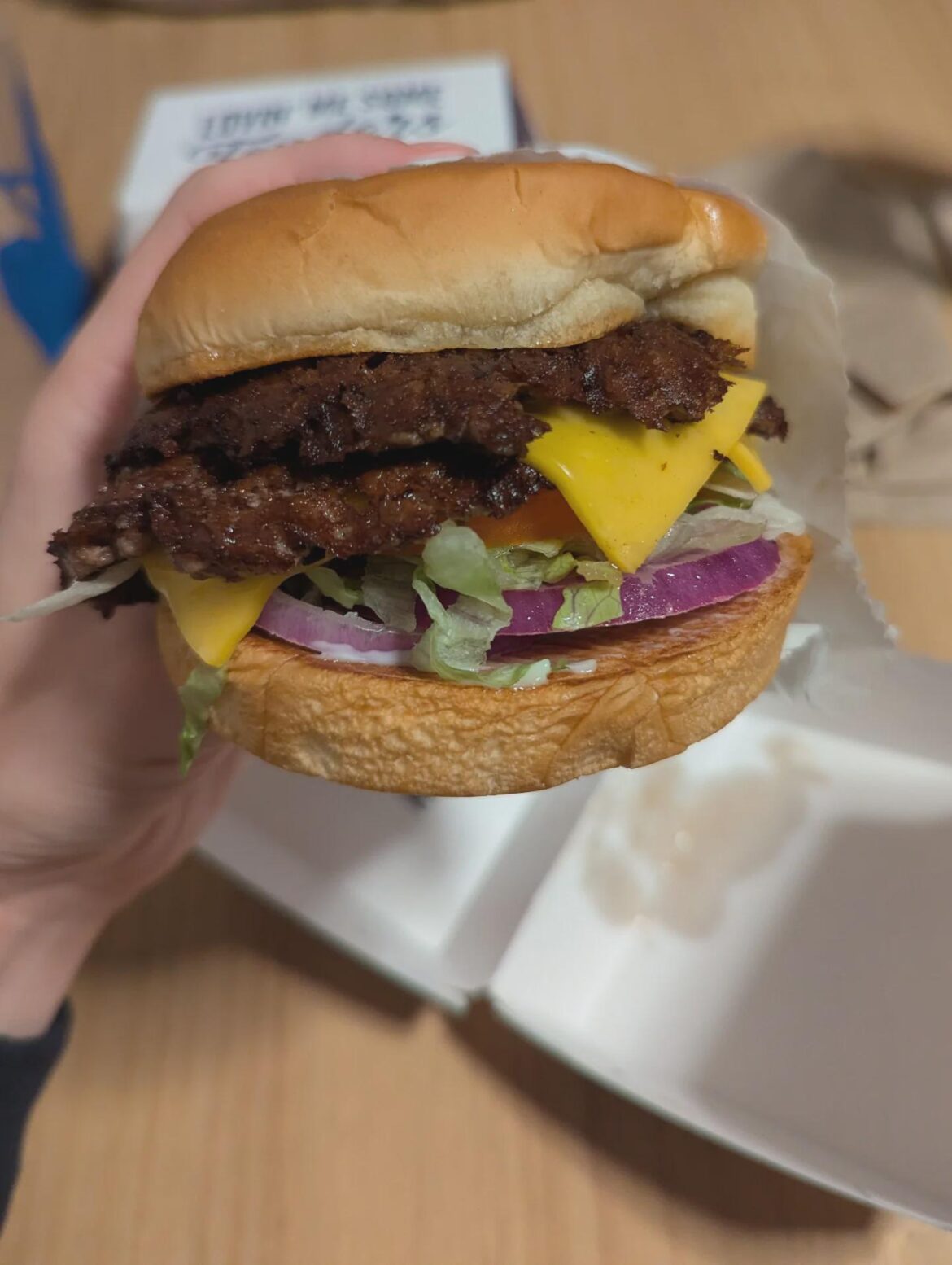 Culver's burger looks like an advertisement