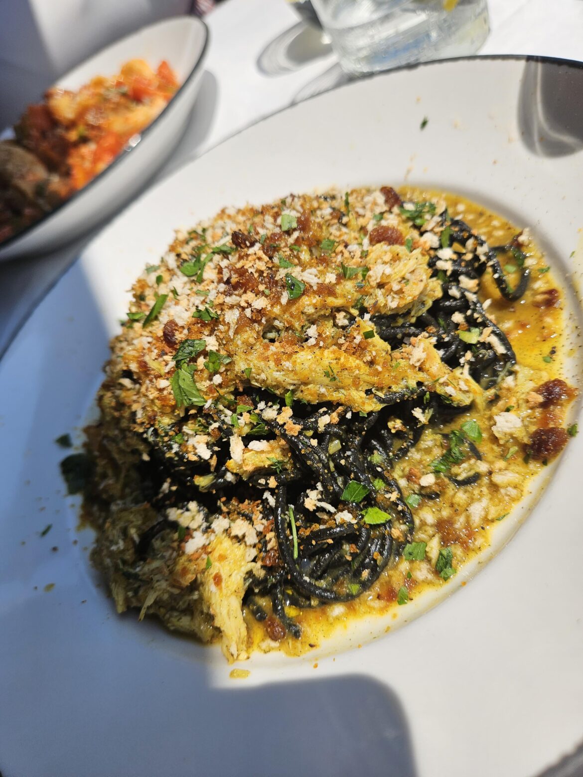 Squid Ink Tonnarelli at Gatsby's Landing