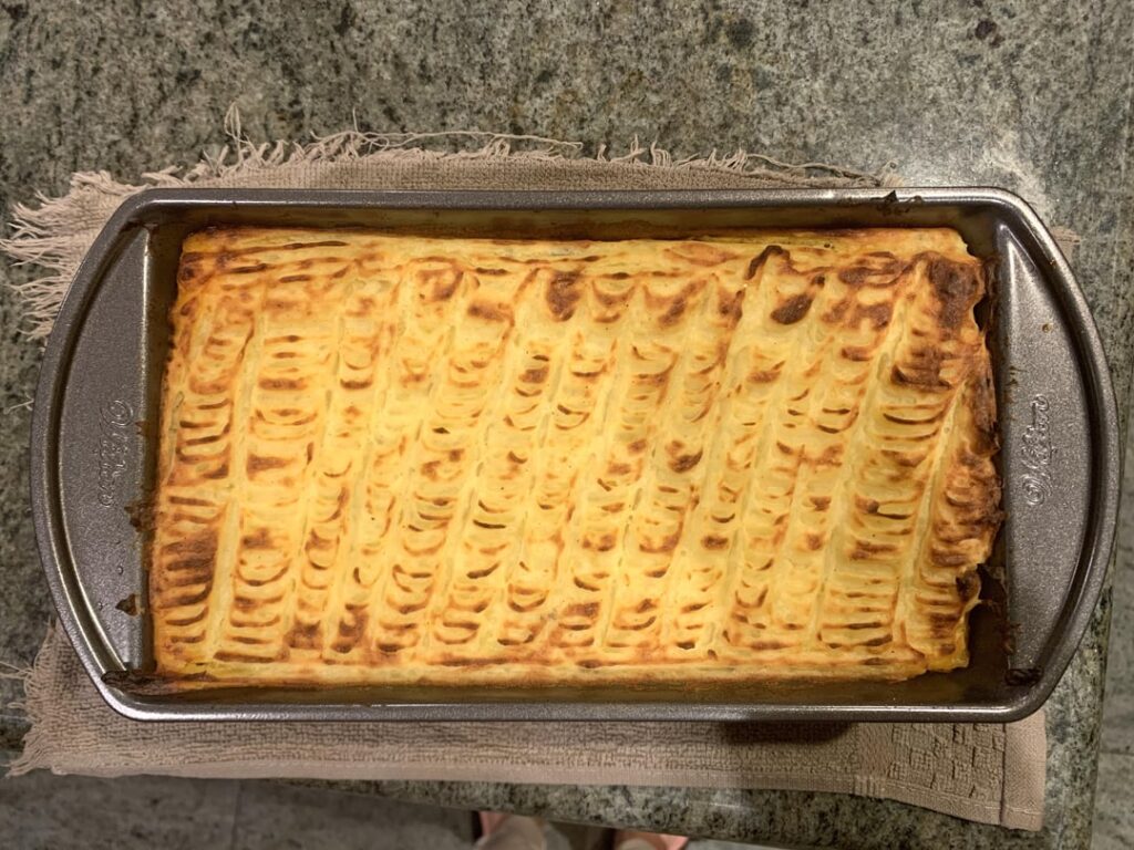 First time making cottage pie