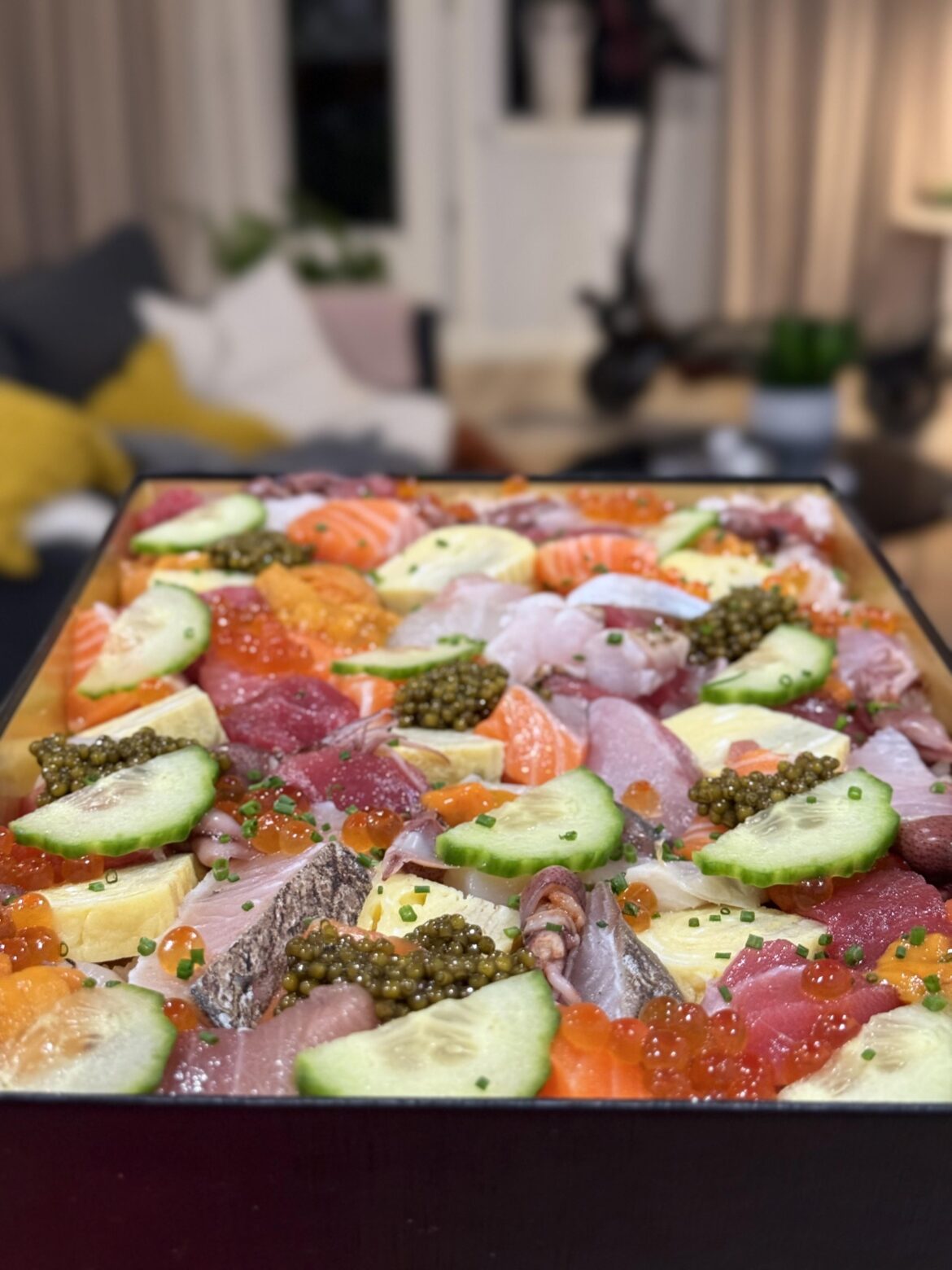 Special day calls for special chirashi