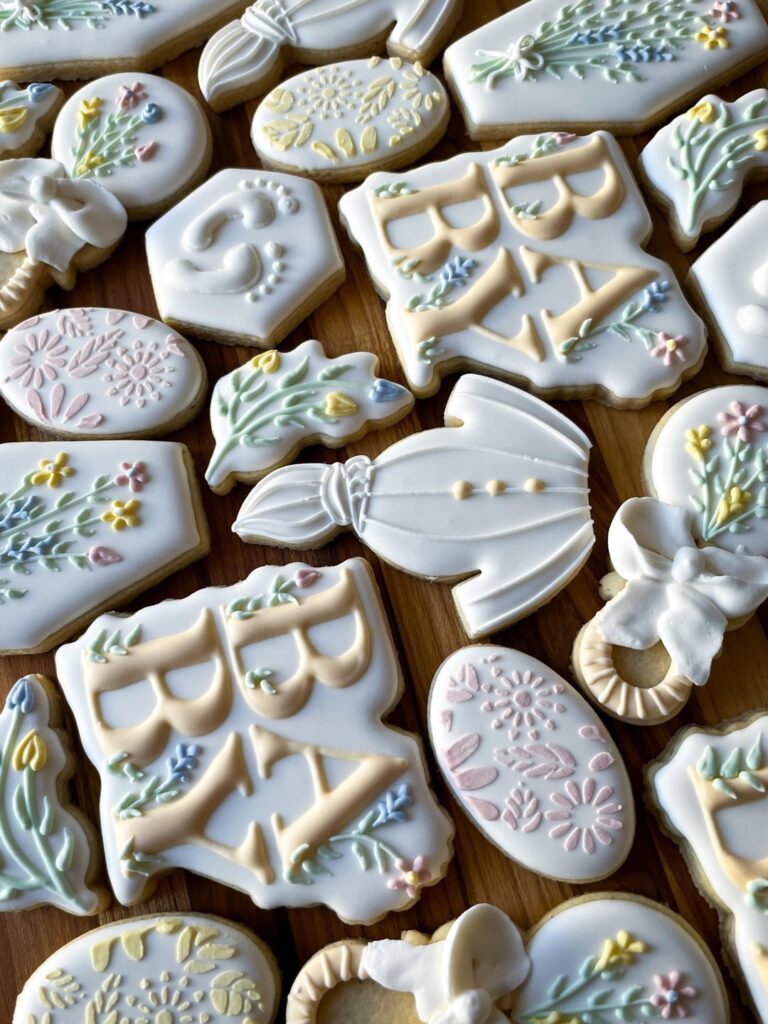 Baby in Bloom baby shower cookies!