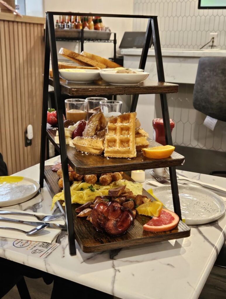 Multi-Tiered Wooden Trays