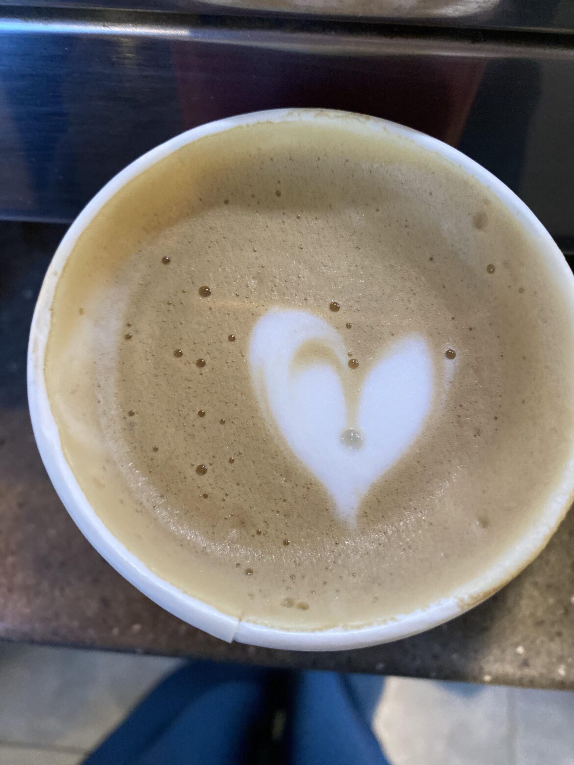 “this is a latte not a cappuccino” bruh