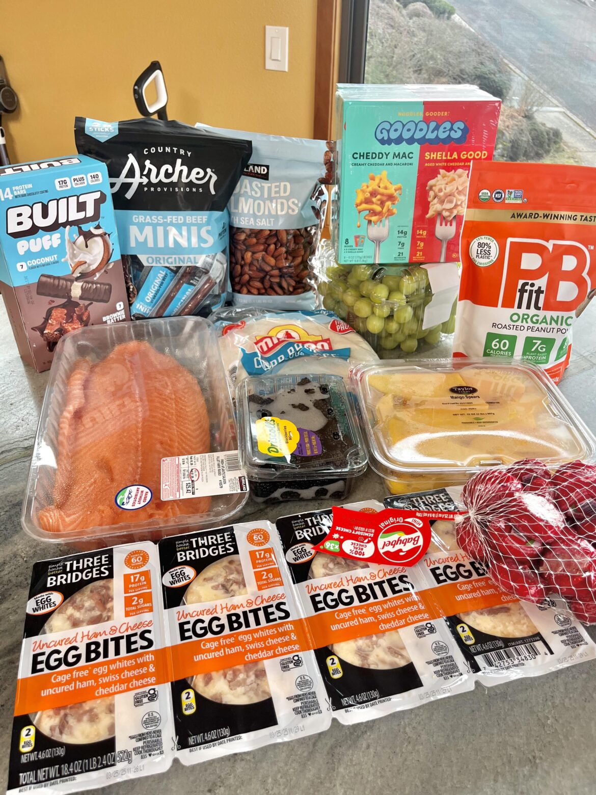 Go-to Costco haul, down 20lbs