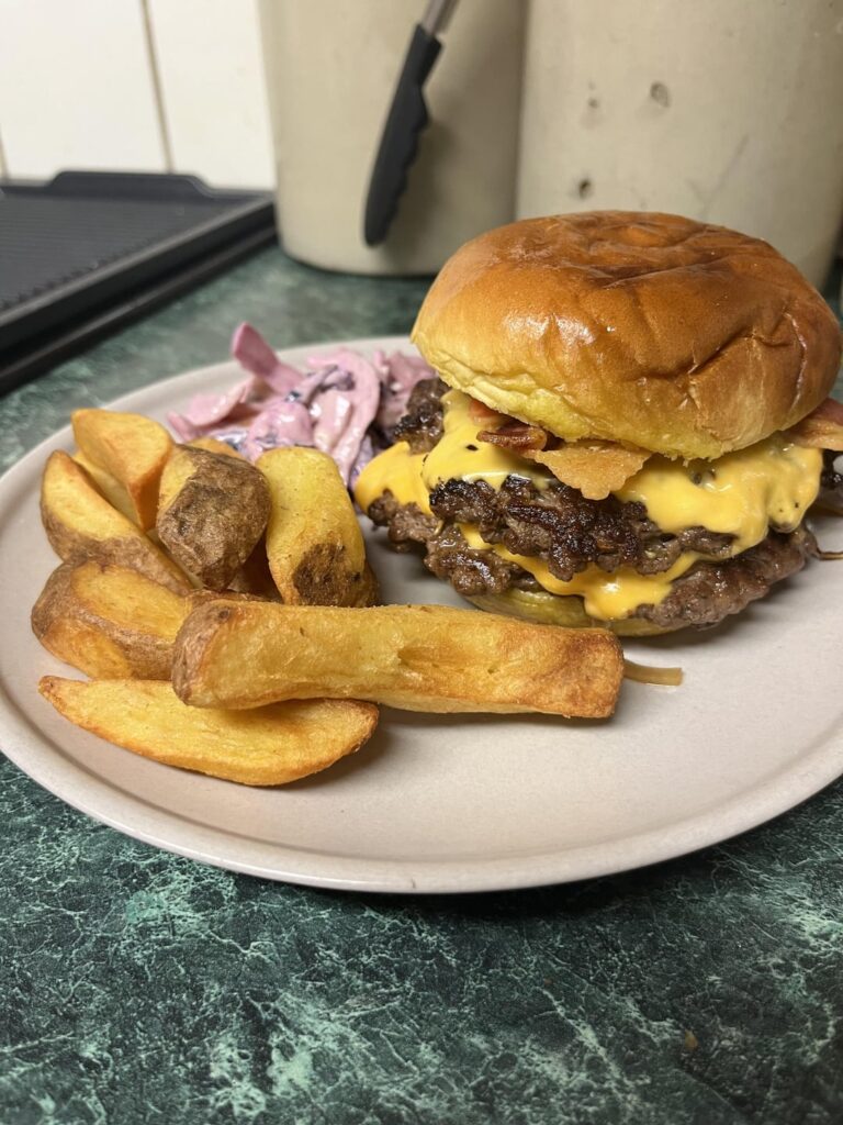 Double bacon cheeseburger