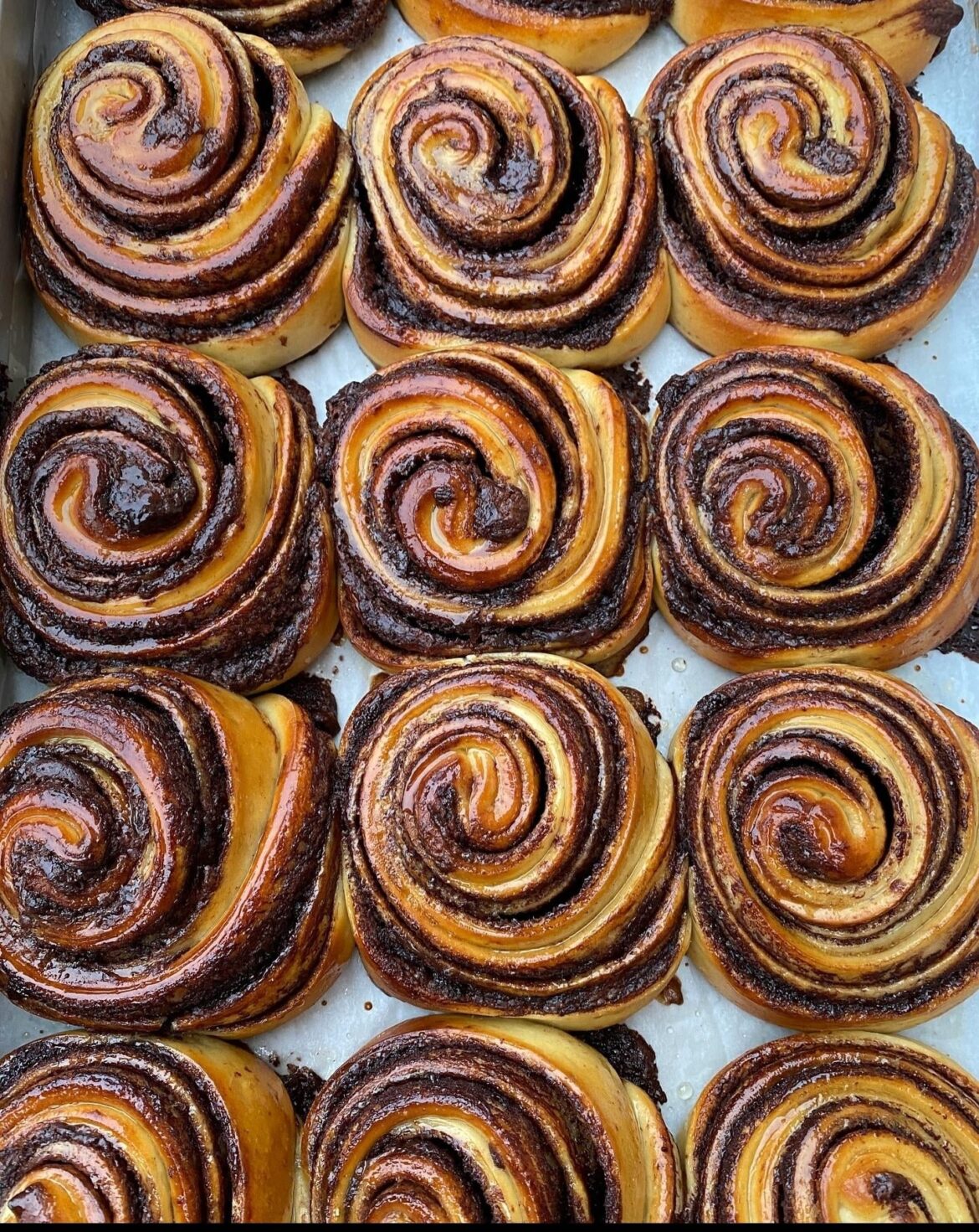 Cinnamon Roll Shaping Cinnamon Roll Shaping