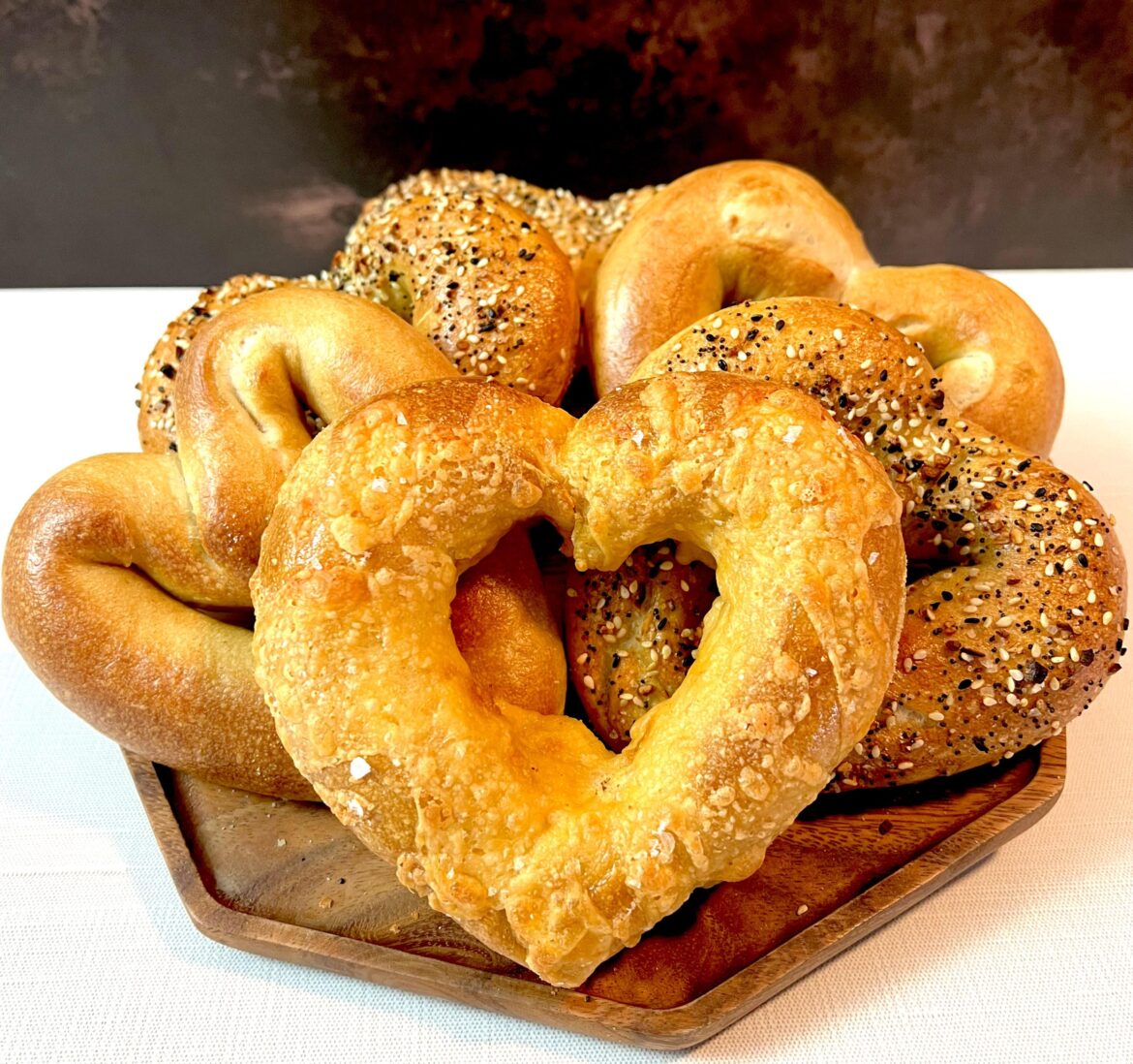 Heart Shaped Bagels!!